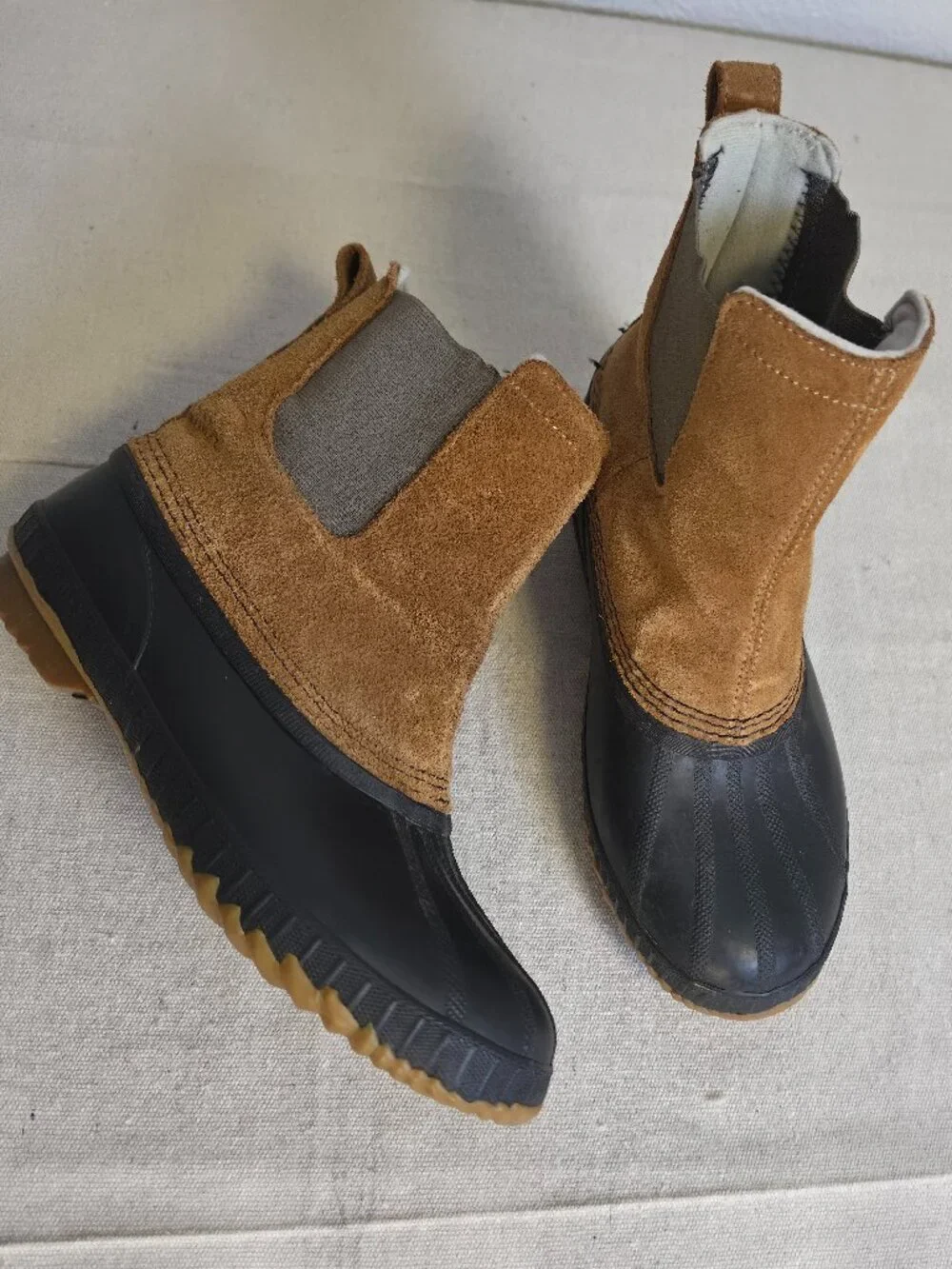 Sorel Cheyanne Winter Duck Boot Waterproof Brown Black Men's Size 6